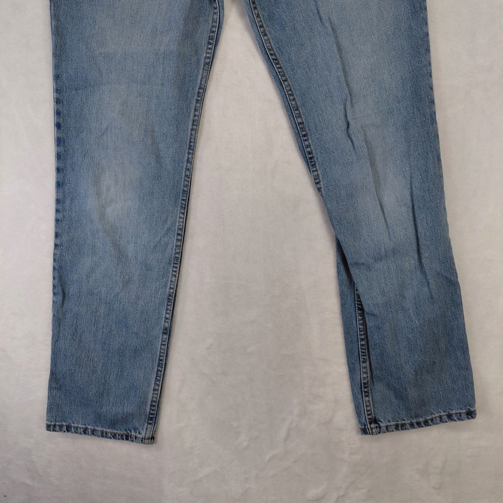 Levis 507 Superlow Slim Jeans Womens 11M Light Wash Vintage Made in USA 32x29 - Picture 3 of 8